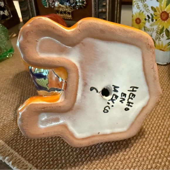 Handcrafted Talavera French Bulldog~Mexican folk art pottery - Picture 11 of 11